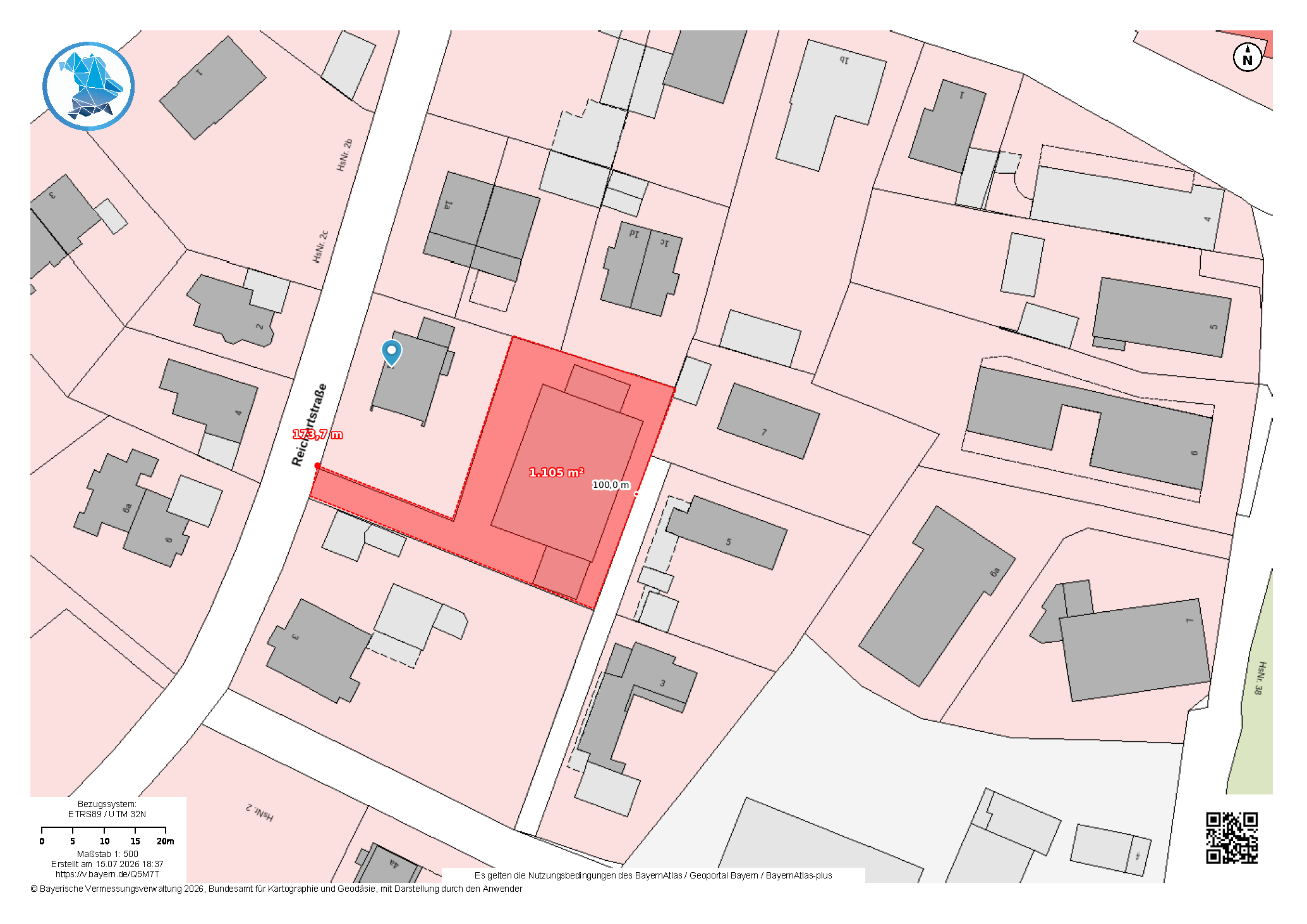 Privatsphäre auf 1.105 m² - Baugrundstück im Herzen Gräfelfings